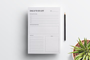 Editable Daily To Do List Planner, a Stationery Template by Mazharul Islam (Thumbnail 2 of 3)