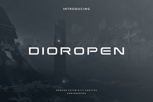 Dioropen, a Font by garismantra