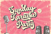 Pinky Retro, a Script Font by Soft Creative (Thumbnail 3 of 9)