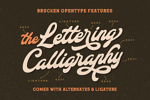 The Brucken Bold Script