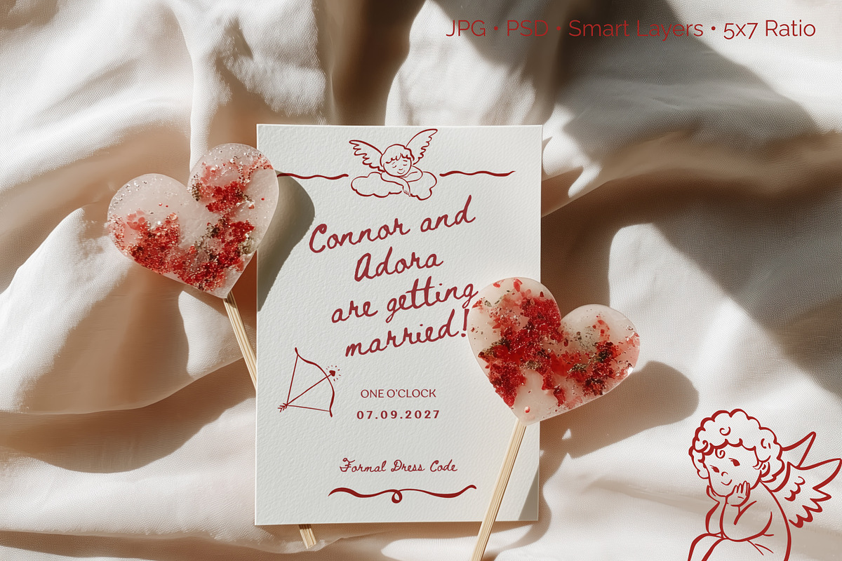 Love Season Card Mockup Collection, a Mockup by NikiArts (Photo 5 of 14)