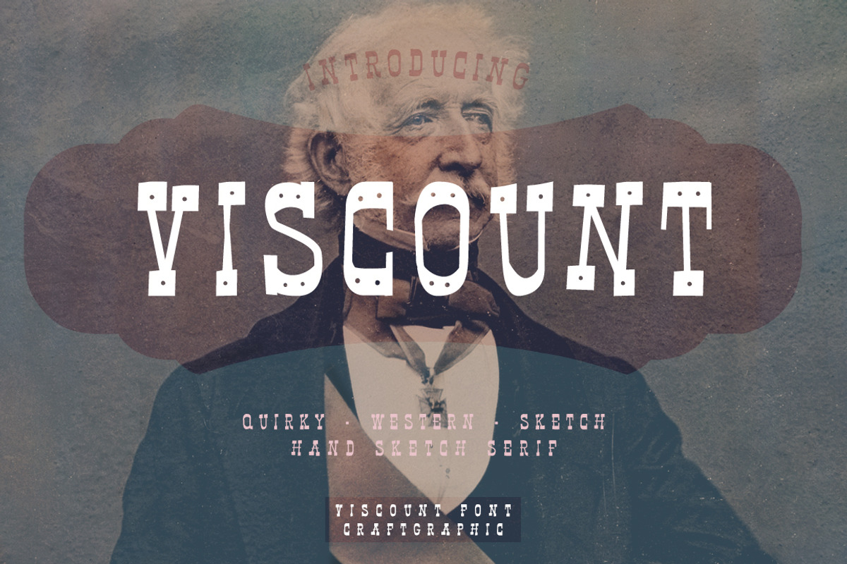 Viscount Western Font | Playful Type, a Handwritten Font by Craft Graphic Type (Photo 1 of 10)