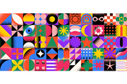 Abstract geometric shapes vector set, an Object Illustration by Zaie (Thumbnail 1 of 3)