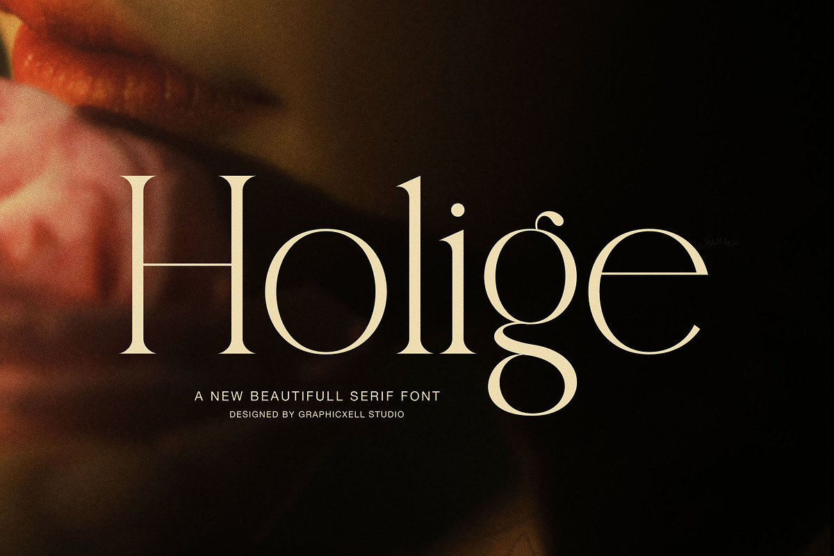 Holige Elegant Serif Font, a Serif Font by Graphicxell (Photo 1 of 8)