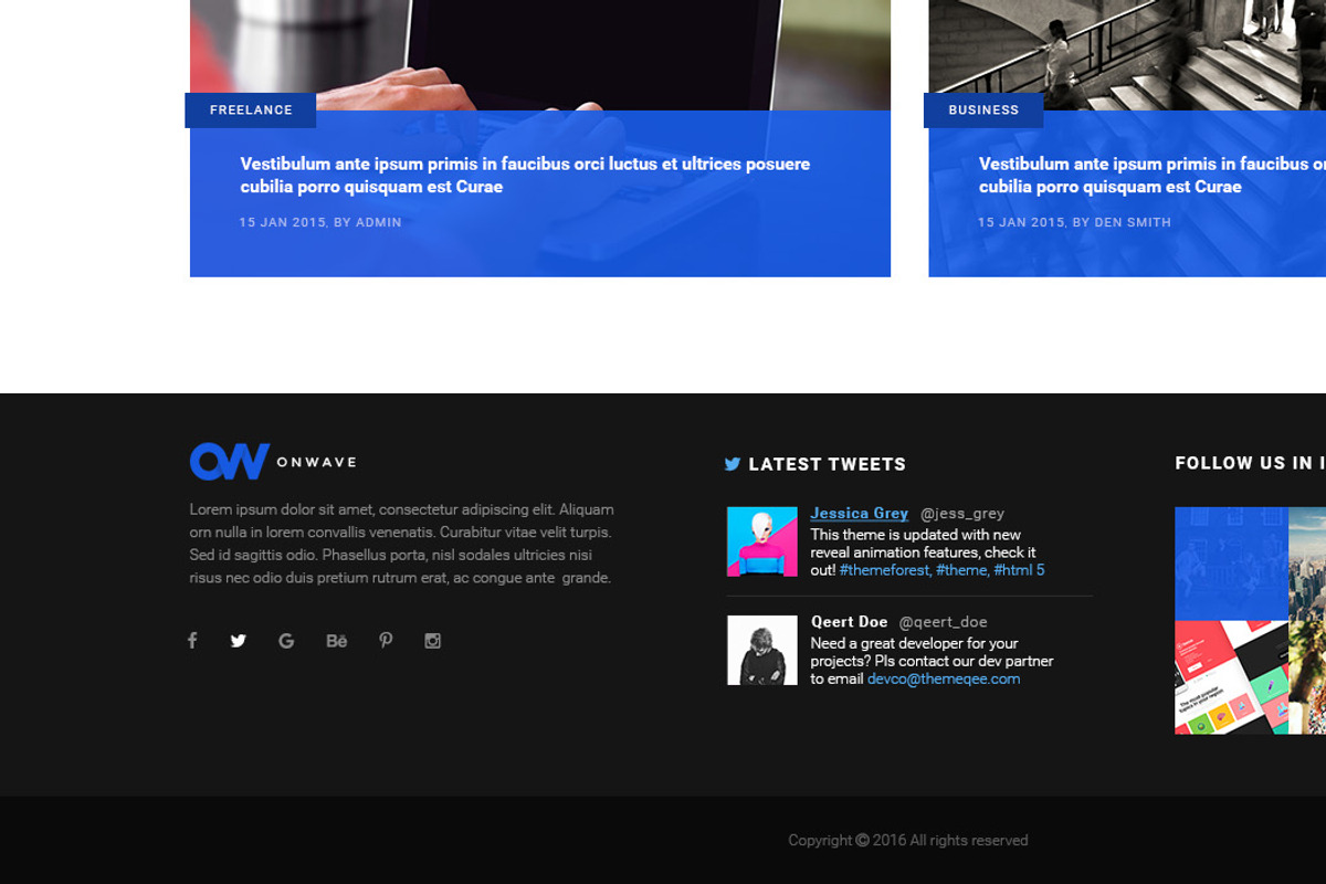 OnWave — Multipurpose PSD Template, a Websites & App Template by ScienteCraft (Photo 48 of 51)
