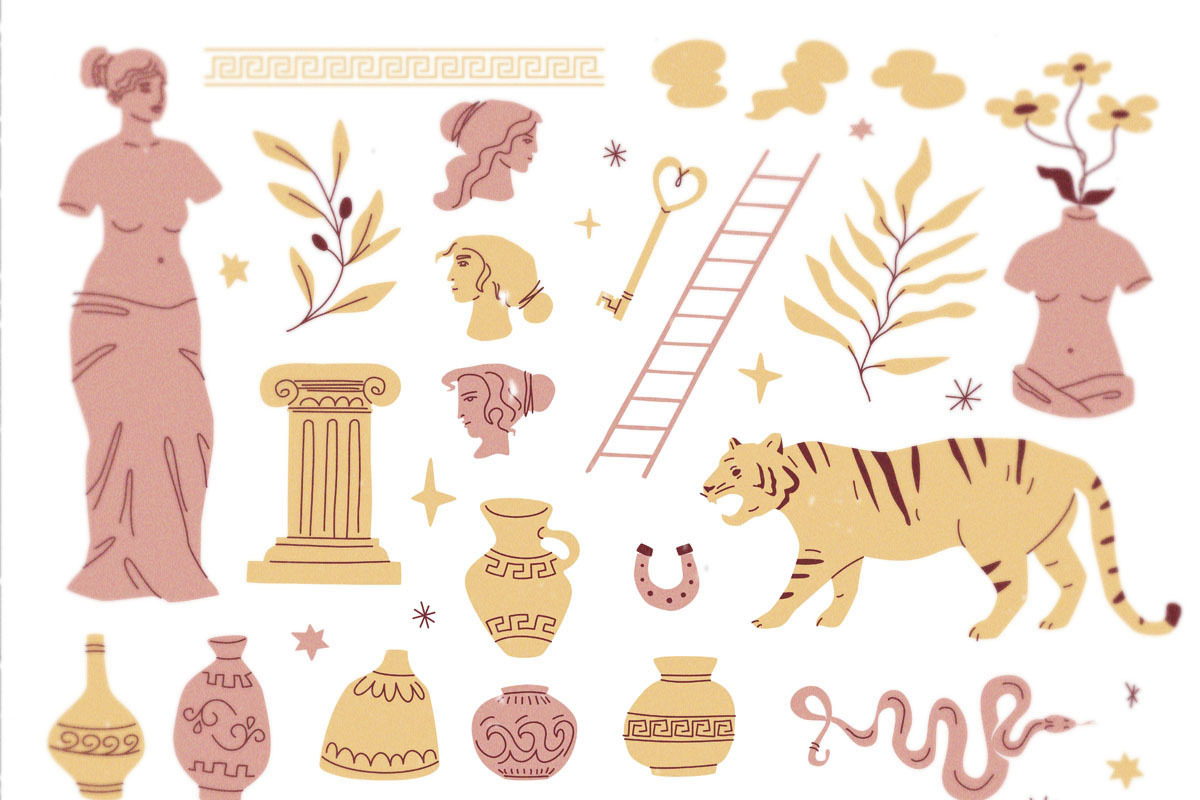 Antique Graphic Set, an Illustration by svetlana.belaia (Photo 2 of 11)