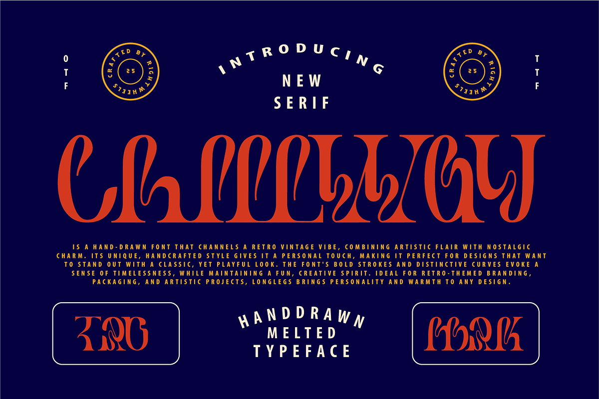 Chillway - Stylish Serif Font, a Font by Hanstype.com (Photo 1 of 11)