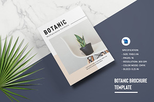 Botanical Brochure / Portfolio, a Brochure Template by Template Shop