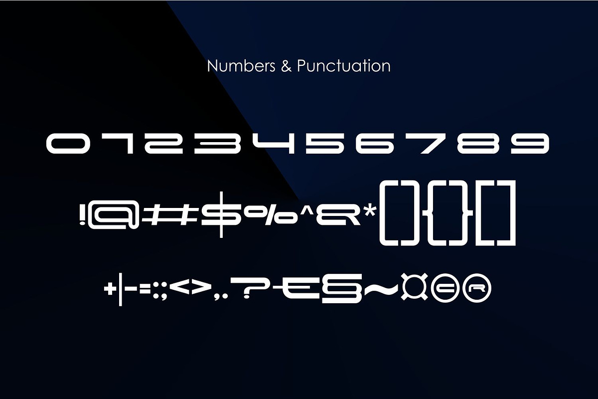 ENOS Sleek Futuristic Expanded Font, a Sans Serif Font by WhymoreArt (Photo 7 of 7)