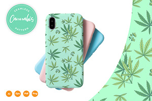 Seamless Cannabis Leaves Pattern.zip