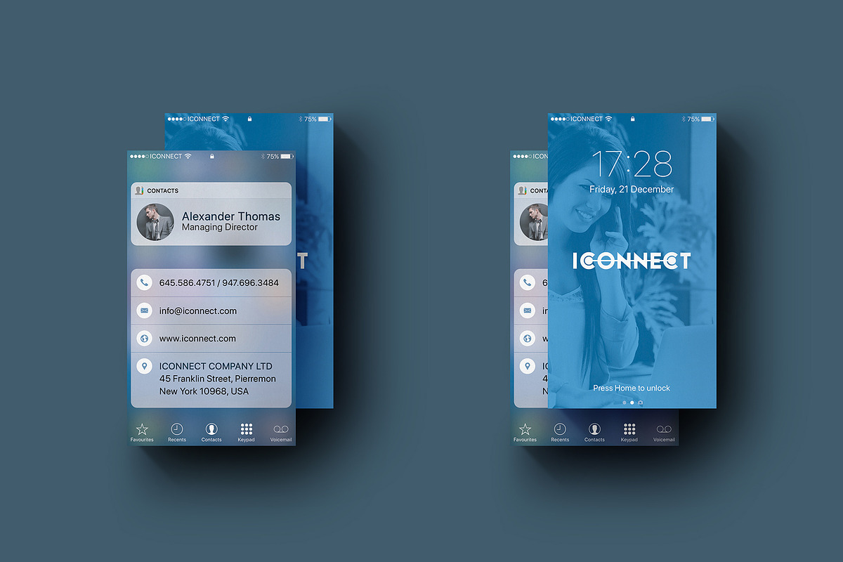Iphone Business Card, a Business Card Template by Marvel (Photo 3 of 4)