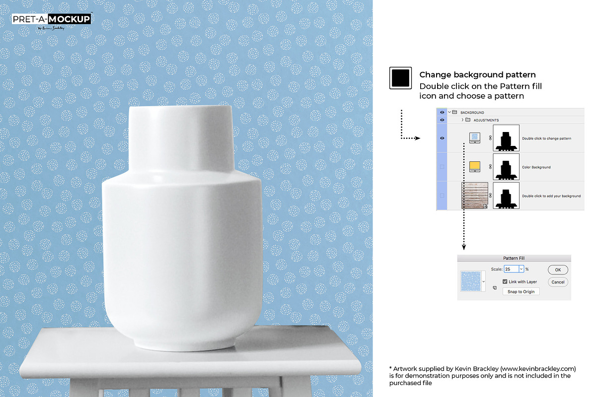Ceramic Vase, a Household Mockup by Pret-a-Mockup (Photo 5 of 9)