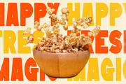 Jumbo Popcorn Chunky Food Font, a Font by PutraCetol Studio (Thumbnail 4 of 5)