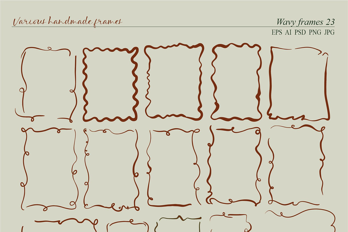 Various handmade frames, an Object Graphic by Collection by VY (Photo 5 of 9)