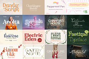 Valentine's Day Font Bundle, a Sans Serif Font by HipFonts (Thumbnail 6 of 12)