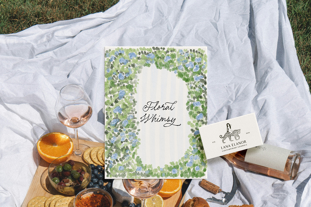Hand-Drawn Floral Whimsy, a Decorative Illustration by Lana Elanor (Photo 5 of 14)