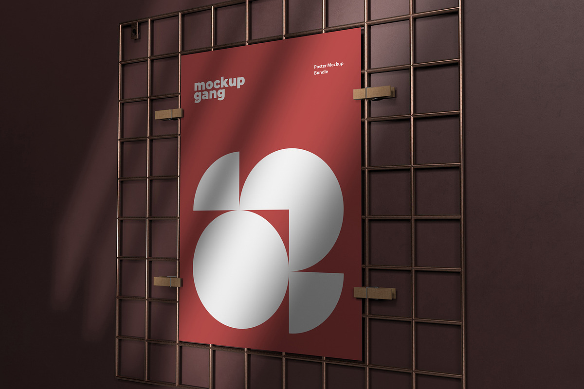Poster Mockup Bundle, a Print Template by Mockup Gang (Photo 8 of 9)