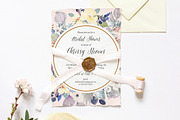 Violetta Flower Clipart and Frames, an Illustration by Emerald & Ivy Studios (Thumbnail 10 of 10)
