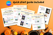 Editable Halloween Card Set, a Card Template by Adalin Shop (Thumbnail 8 of 9)