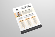 Pricing Table Flyer, a Flyer Template by Leaflove (Thumbnail 3 of 5)