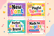Chubby Pop, a Sans Serif Font by Wow Magic (Thumbnail 8 of 9)