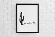 Cactus Silhouette SVG, an Object Illustration by newminddesign (Thumbnail 2 of 3)