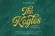 The Kogles Script Typeface, a Script Font by Letterhend Studio (Thumbnail 1 of 12)