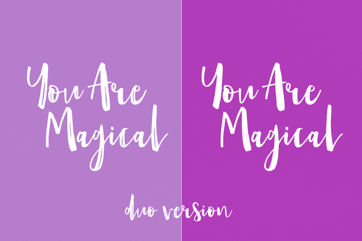 Amist Mystical Script Fonts, a Script Font by YandiDesigns (Photo 4 of 4)