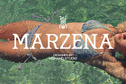 Marzena Display Font, a Slab Serif Font by Hishand Studio (Thumbnail 1 of 10)