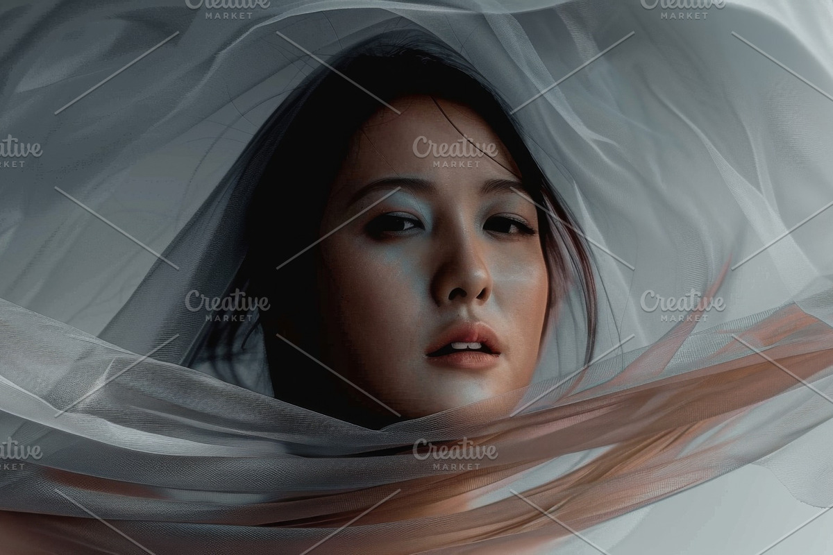 148 Young wrapped models, a Beauty & Fashion Photo by Handmadefont (Photo 21 of 153)