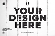 Torn Paper Tear Photo Effect Layout, a Product Mockup by Custom Scene (Thumbnail 2 of 10)