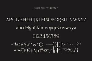 Cigra - Stylist Serif With Ligature