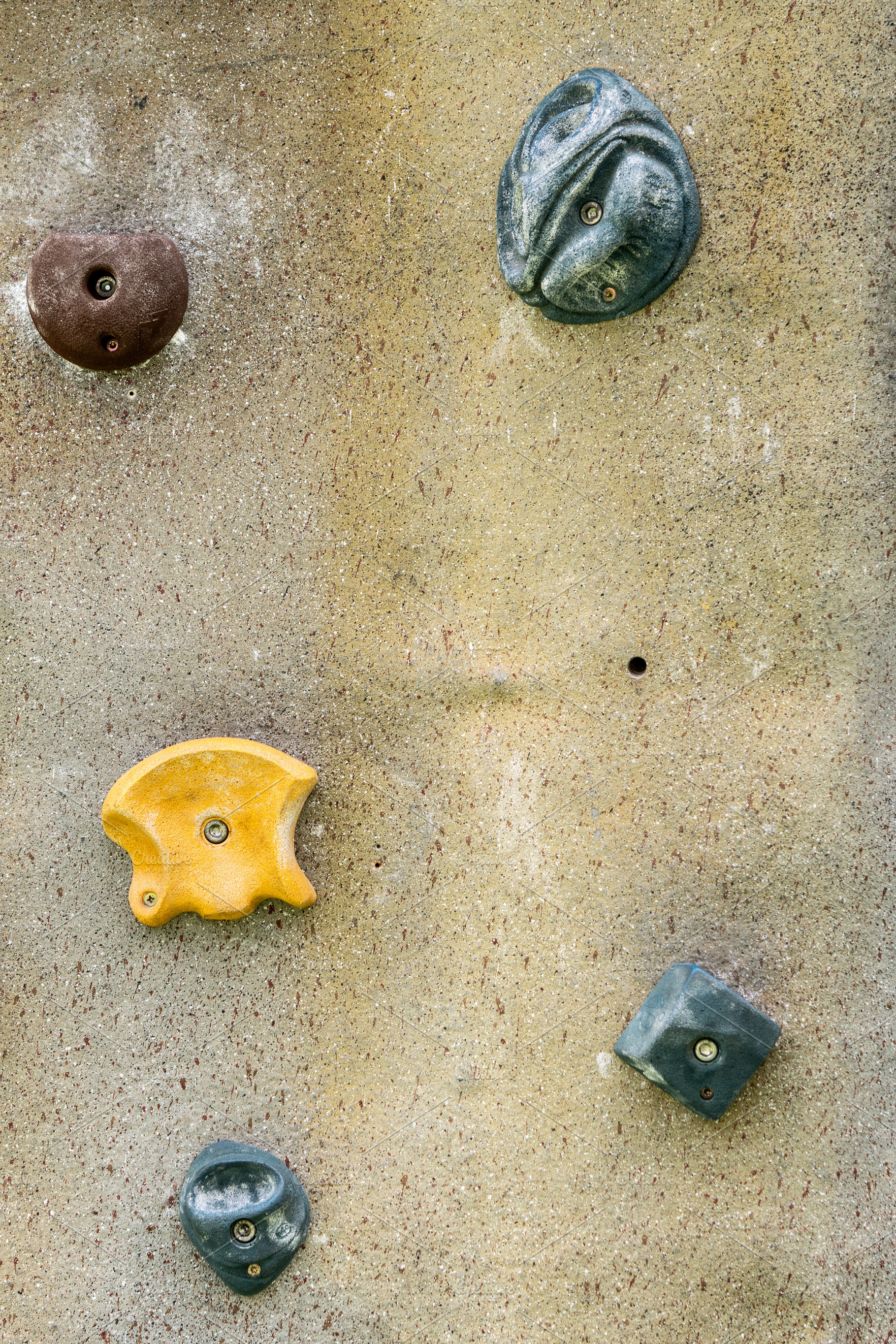 Climbing wall holds close-up, a Sports & Recreation Photo by etorres69