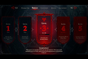 Dark Fantasy UI Set, an Object Illustration by Olga Ryzychenko (Thumbnail 3 of 10)