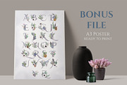 Winter wedding watercolor flowers, an Object Graphic by JSolomatina (Thumbnail 10 of 10)