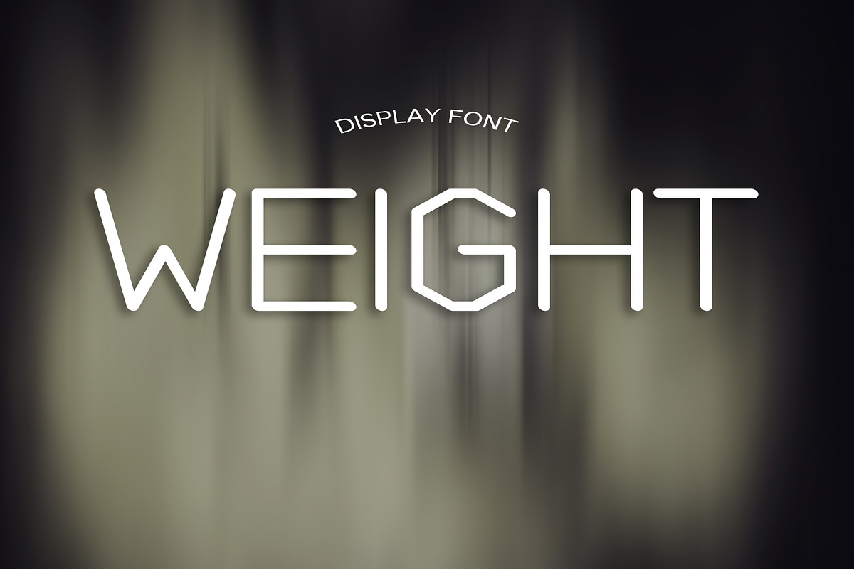 WEIGHT font