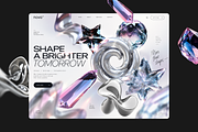 Futuristic Shapes | PNG Objects Pack, an Object Graphic by Lumeno (Thumbnail 2 of 8)