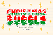 CHRISTMAS BUBBLE - Holiday Font, a Sans Serif Font by KiddoGlyphs Studio (Thumbnail 1 of 5)