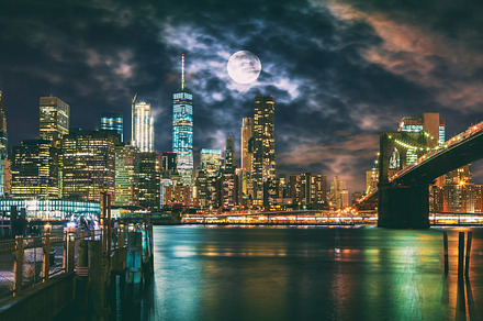 New York City Brooklyn Bridge, an Architecture Photo by Ungvar Studio