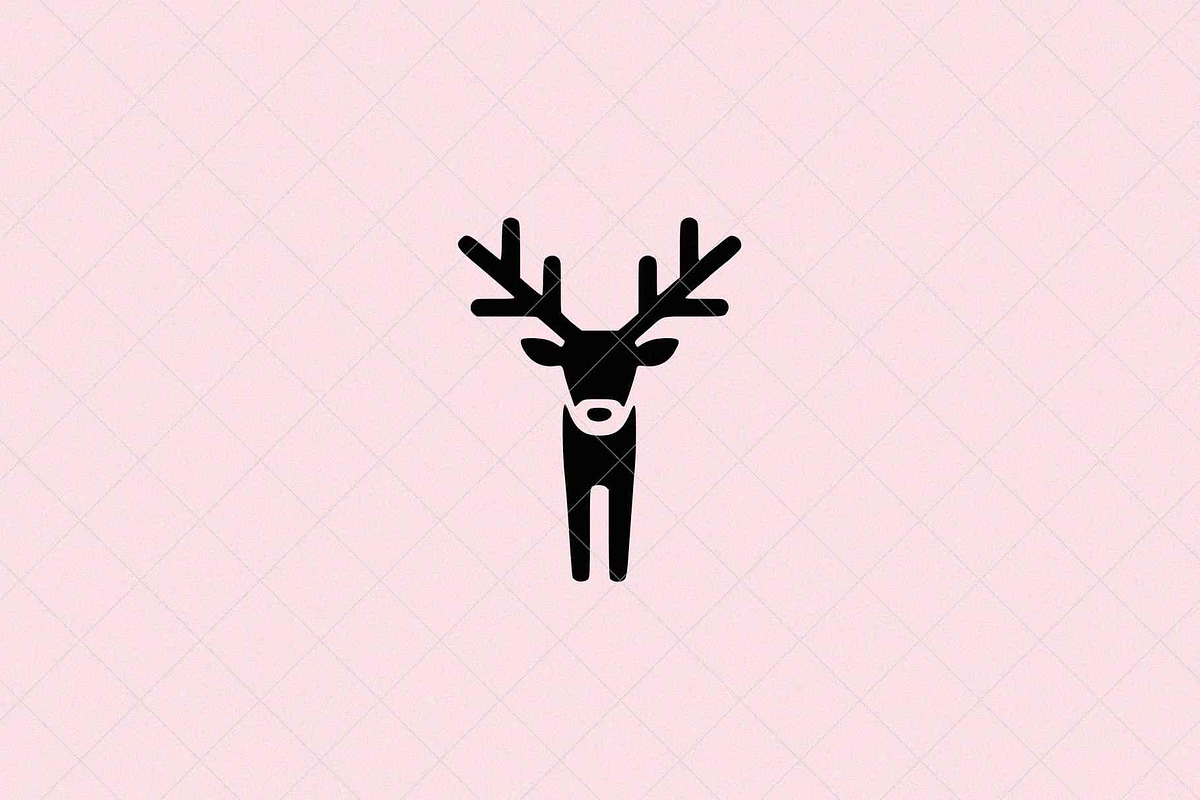Minimalist Deer Icon, an Animal Illustration by Vectorium Studio (Photo 2 of 4)