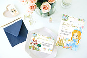Blue Princess watercolour clipart, a Decorative Illustration by heyiamalice (Thumbnail 10 of 13)