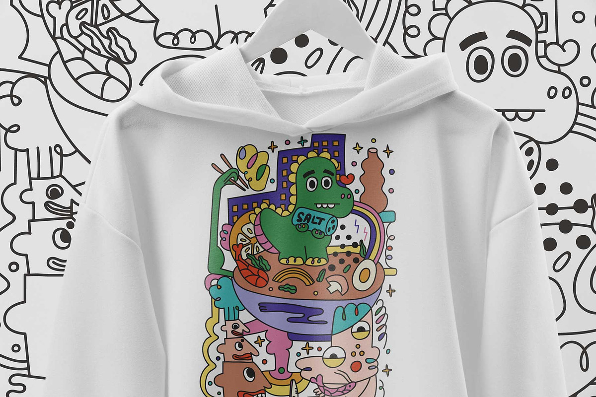 Fast Food Doodles. Vector and raster, a Food Illustration by Oliana Moroz (Photo 3 of 25)