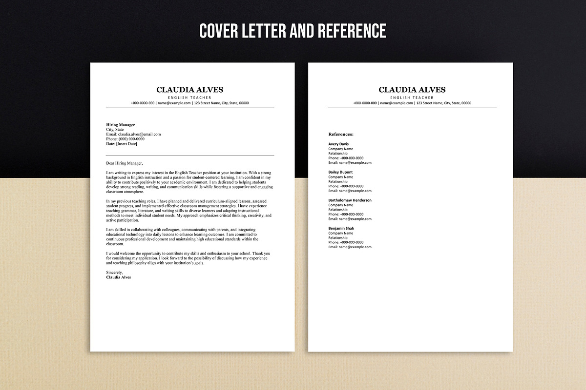 ATS Friendly Resume For Teacher, a Resume Template by SmmrDesign (Photo 7 of 8)