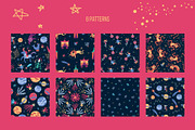 Space circus. Graphic set, an Animal Illustration by Maru_art (Thumbnail 11 of 13)