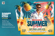 Summer Party Flyer Template, a Flyer Template by Tarommir (Thumbnail 1 of 3)