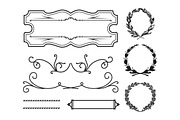 Vintage Elements Vector Packs, a Graphic by Steve Wolf Designs (Thumbnail 2 of 3)