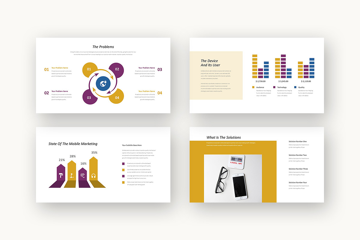 Umso : App Biz Promo Google Slides preview 4