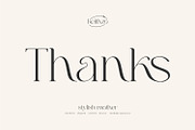 Stylish Mother - Display Serif Font, a Serif Font by Keithzo (Thumbnail 11 of 11)