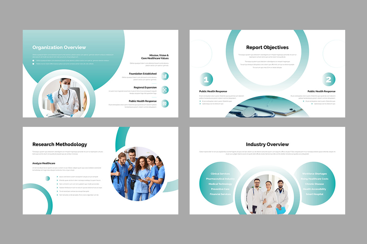Medical Health Report Template, a Presentation Template by White Graphic (Photo 3 of 11)