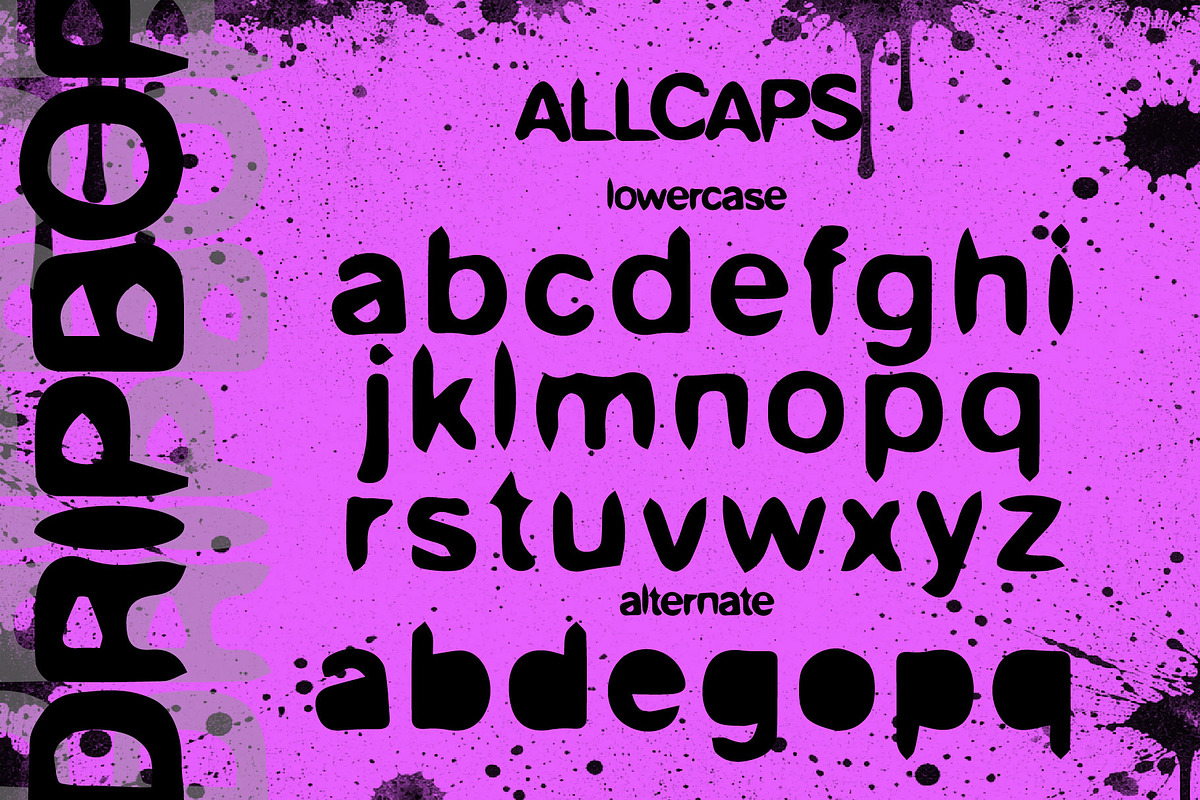 DRIPBOP FONT, a Handwritten Font by KengGraphic (Photo 9 of 12)